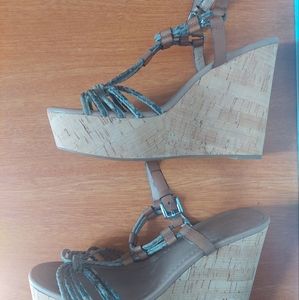 Coach Cork Wedges/Sandals